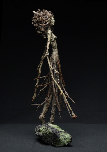 Anticipating Sunrise 12x7x5 $1800 at Hunter Wolff Gallery